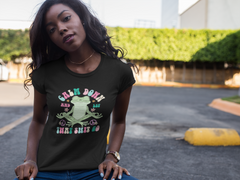 Calm Down and Let That Go Tee – Chill Frog Meditation Vibes