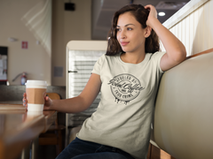 Fueled by Coffee and True Crime T-Shirt – Funny Graphic Tee for Coffee & Crime Lovers