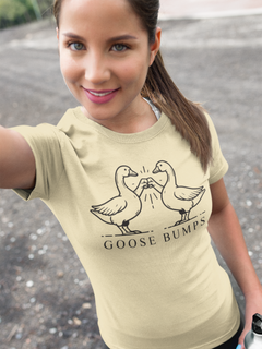 Goose Bumps Tee, Embrace Minimalist Fun