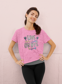 Live Colorfully or Die Trying Hairstylist Graphic Tee