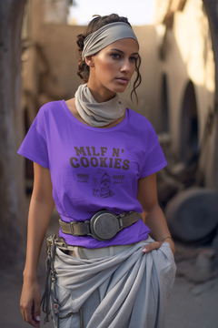 Bold MILF & Cookies T-Shirt – Perfect for Moms with Humor