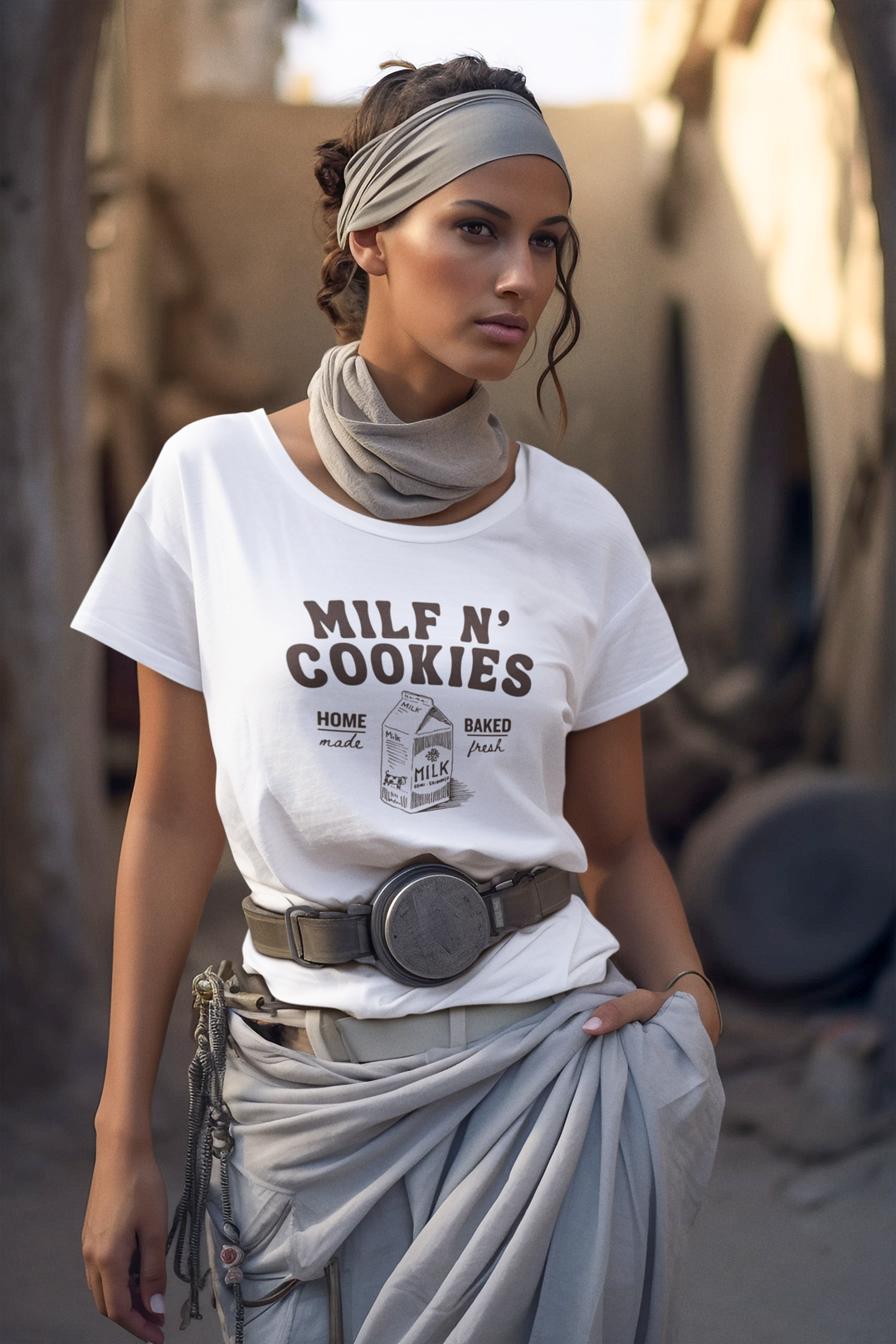 Bold MILF & Cookies T-Shirt – Perfect for Moms with Humor