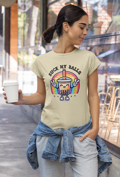 Suck My Balls Tee – Edgy Graphic Shirt for a Bold Look