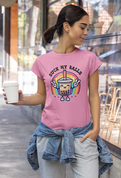 Suck My Balls Tee – Edgy Graphic Shirt for a Bold Look