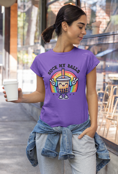 Suck My Balls Tee – Edgy Graphic Shirt for a Bold Look