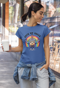 Suck My Balls Tee – Edgy Graphic Shirt for a Bold Look