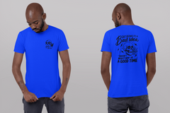 Just Because It’s a Bad Idea Graphic Tee – Funny Skull Quote T-Shirt