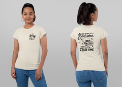 Just Because It’s a Bad Idea Graphic Tee – Funny Skull Quote T-Shirt