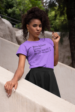 Bitchilante Definition Graphic Tee – Funny Sassy Attitude T-Shirt